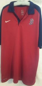 Men's Boston red Sox Dri-Fit Polo